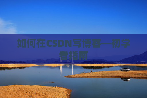 如何在CSDN写博客—初学者指南